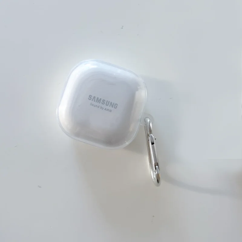 Kopfhörerhülle für Samsung Galaxy Buds Live 2 Pro 2 FE transparente Hülle TPU Einfaches Kopfhörerzubehör Image