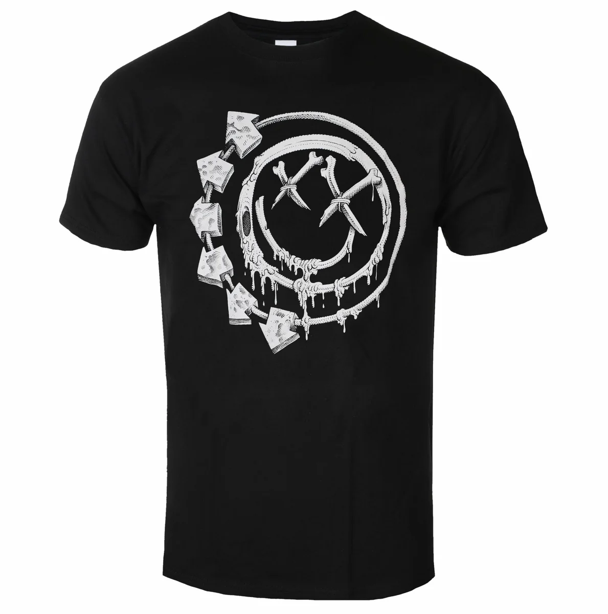Hot Blink 182 Grafik-Baumwoll-T-Shirt, Unisex, Sommer, kurzärmelig, modisches Marken-T-Shirt, luxuriöses, lässiges Vintage-T-Shirt