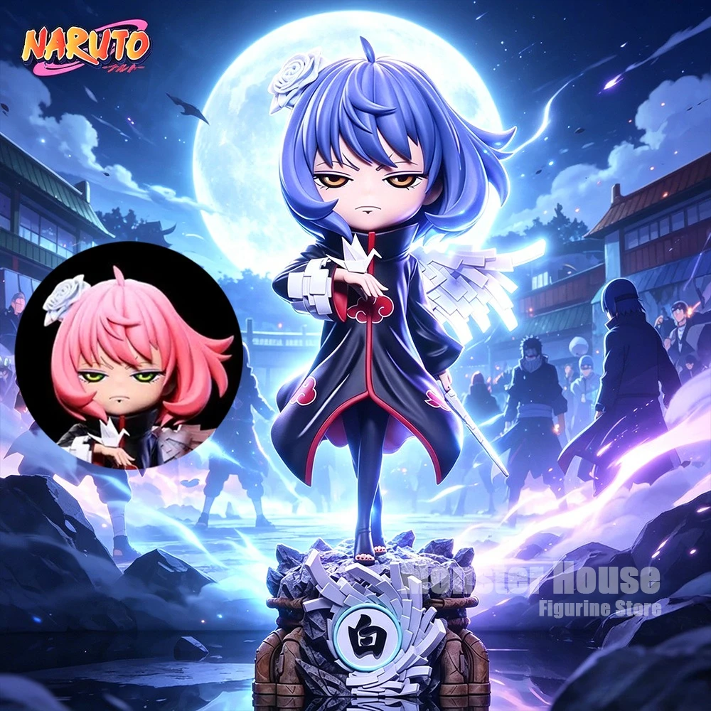 18,5cm/7,28 Zoll Anime NARUTO Figur Anya Forger Cosplay Konan Actionfiguren PVC-Statue Sammlermodell Spielzeug Geschenke Image