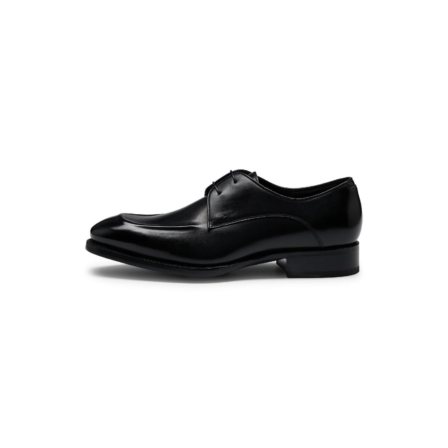 Boss Mens Rill Derb Lace-up Almond Toe Oxfords in Black - Size UK 7 | Boss Sale | Discount Designer Brands