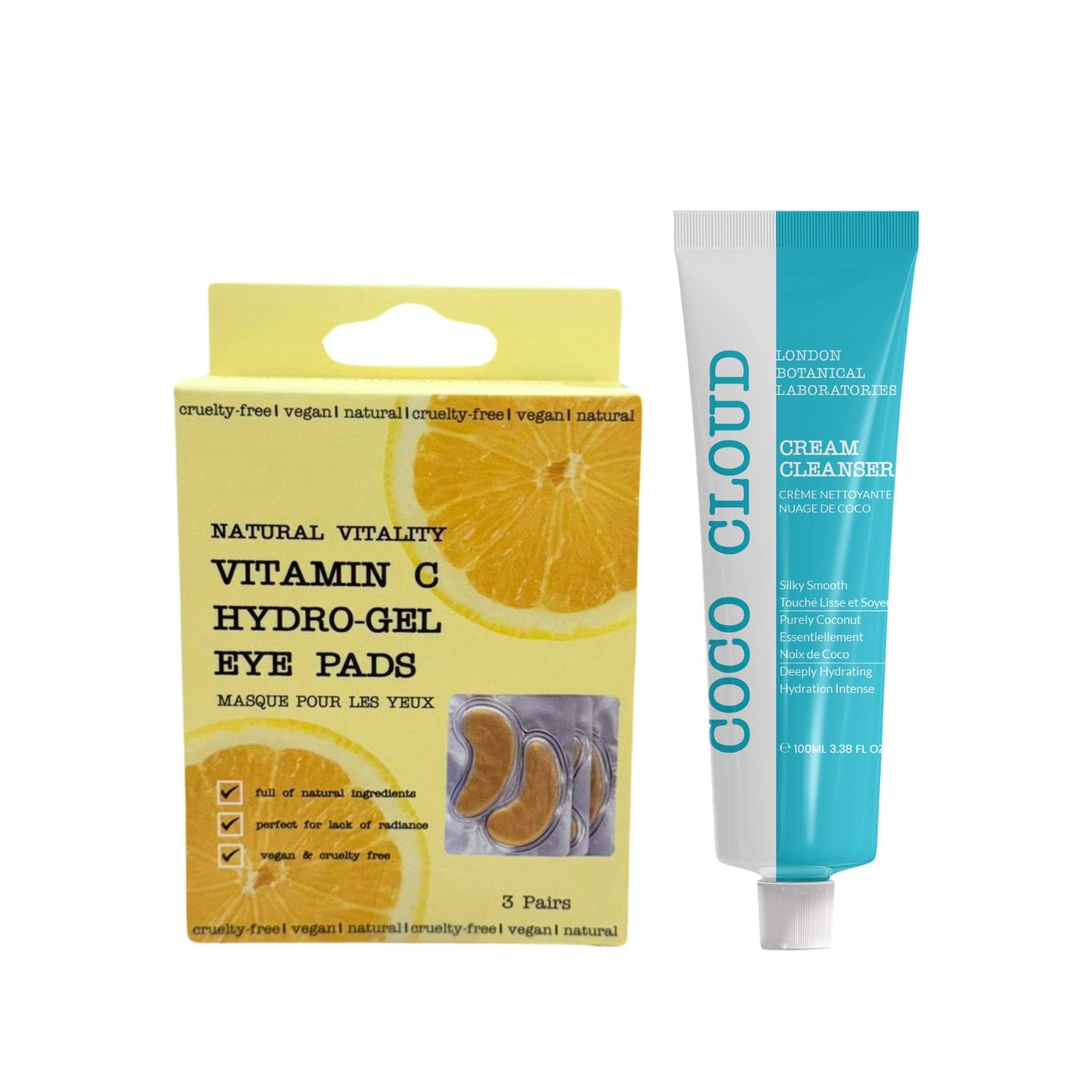 LBL Kit contorno occhi illuminante e detergente alla vitamina C 1 St