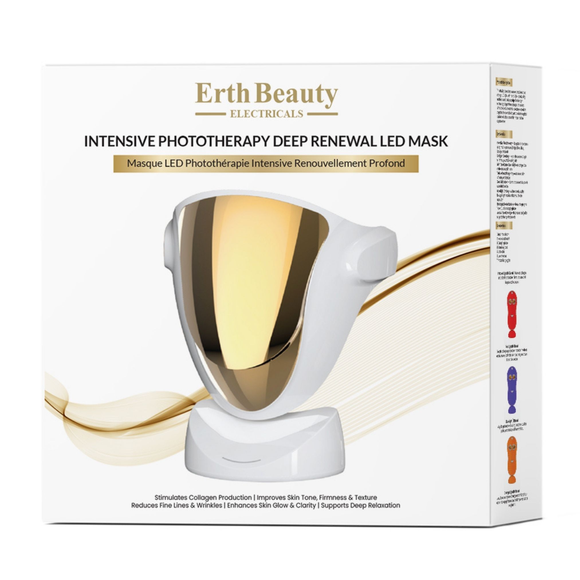 ErthSkin London Maschera fototerapica LED Deep Renewal 1 St