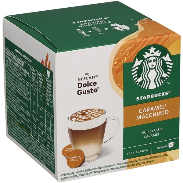 Starbucks Kaffeekapseln Caramel Macchiato Our Classic 6 Portionen