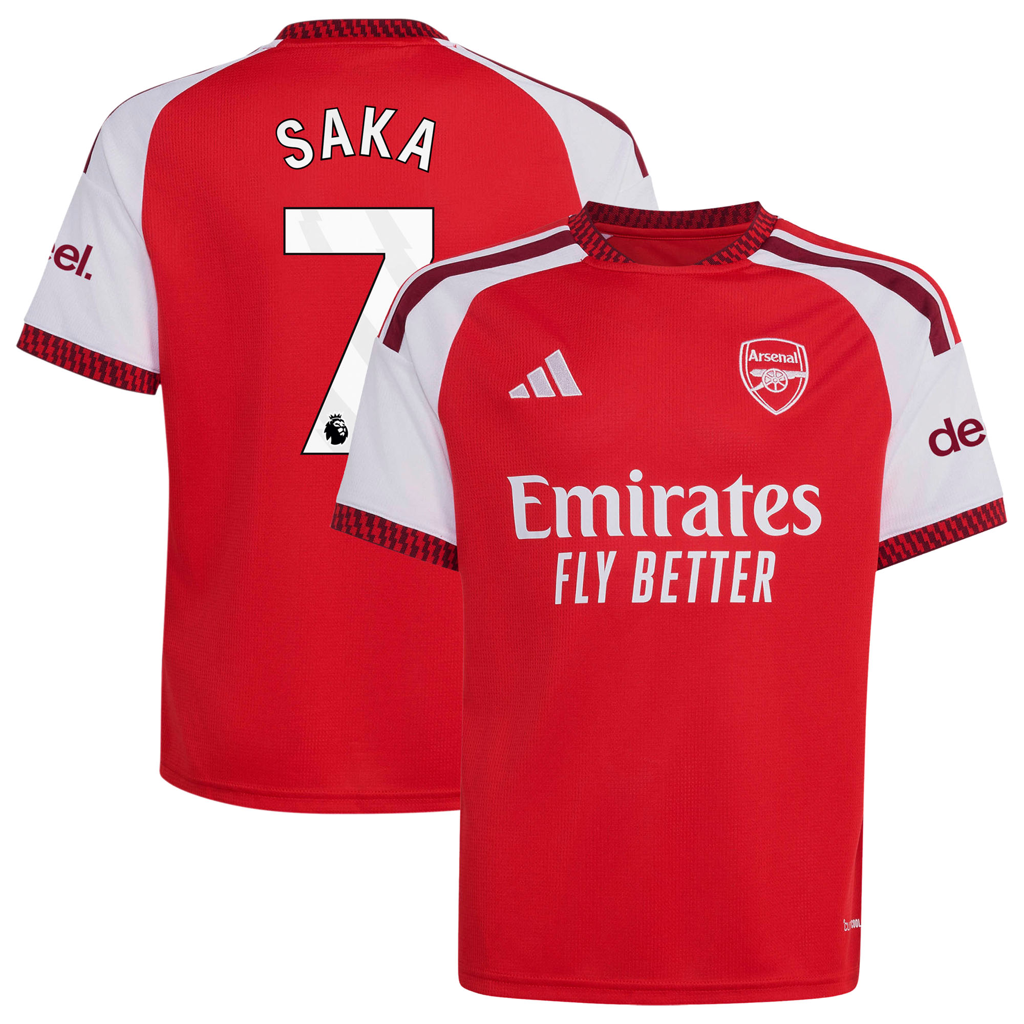 Maillot Domicile Arsenal adidas 2026-27 - Enfant avec flocage Saka 7