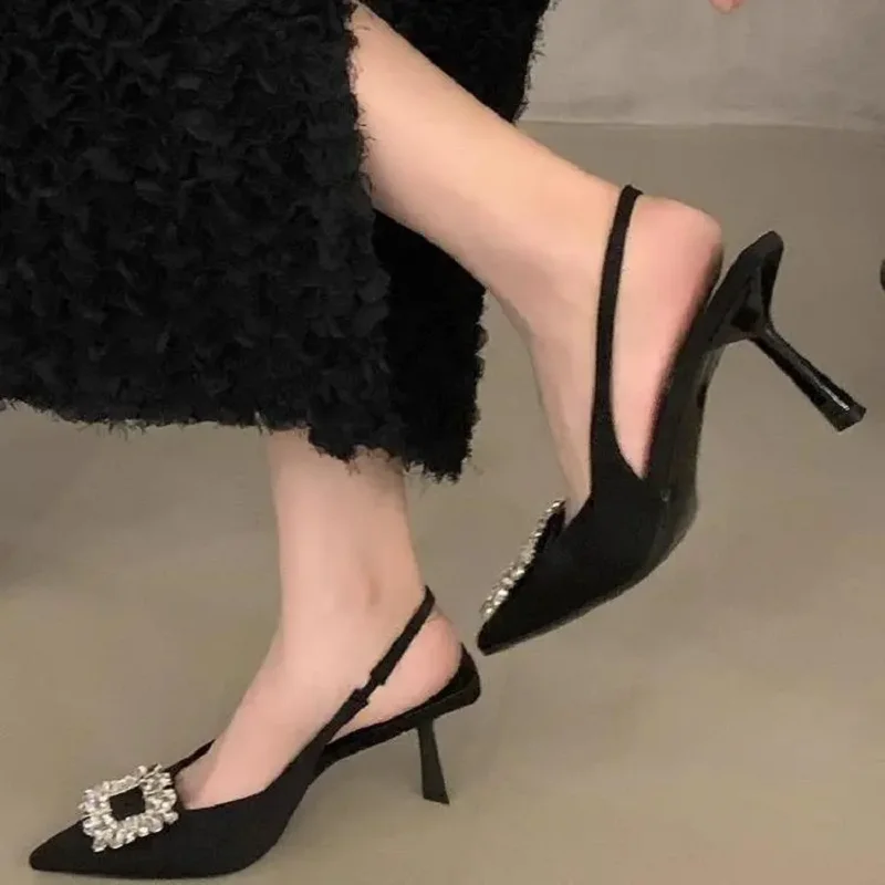 Zapatos de Mujer Damen klassische leichte Schuhe mit spitzer Zehenpartie und hohem Absatz, modische beige Pumps mit Stiletto-Absatz, Sapatos B643