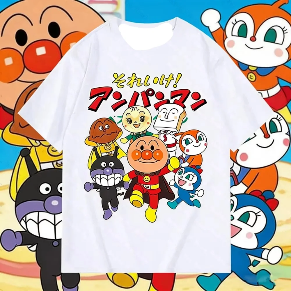 Bandai Bestseller und beliebtes Sommer-Kurzarm-T-Shirt, Unisex Retro Streetwear, Lässig und Atmungsaktiv, Familien-Matching Image