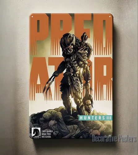 Predator-Film Metallposter - Sammelbares Blechschild Größe: Image