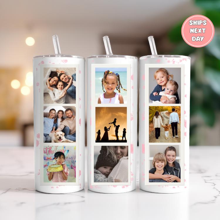Bicchiere termico personalizzato con collage di foto da 20 oz / Bicchiere termico personalizzato con collage / Bicchiere termico personalizzato con fo