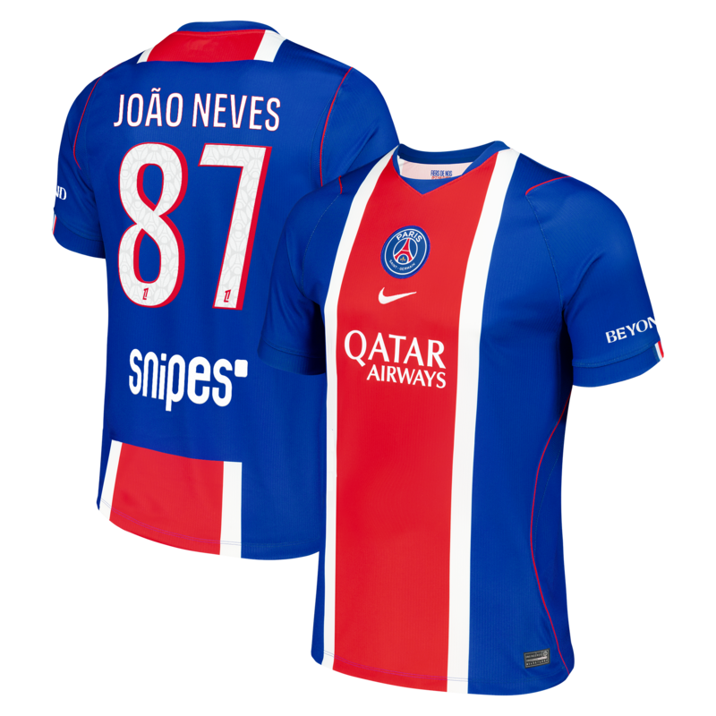 "PSG Nike Stadium Heimtrikot 2026-27 mit Aufdruck João Neves 87" Image