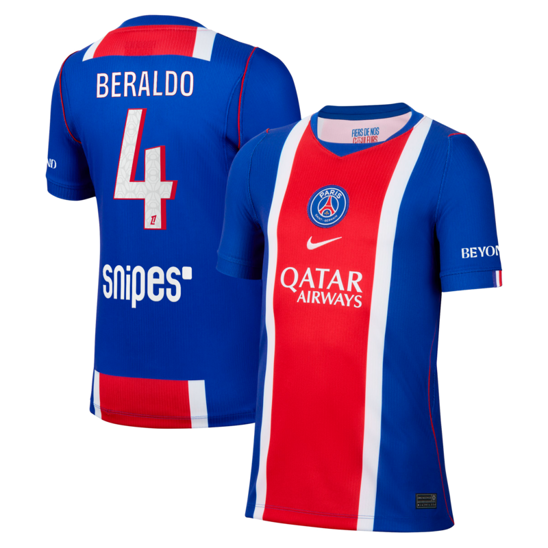 "PSG Nike Stadium Heimtrikot 2026-27 - Kinder mit Aufdruck Beraldo 4" Image