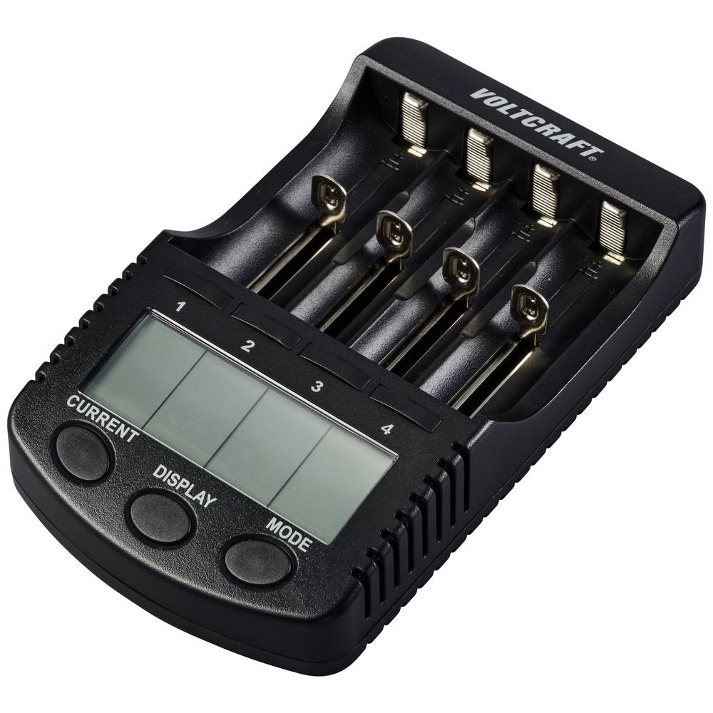 Voltcraft - Cc-2 Caricabatterie Universale Nimh, Nicd, Liion Stilo (aa), Ministilo (aaa), 1/2 Torcia (c), Sub-c, 26650, 2
