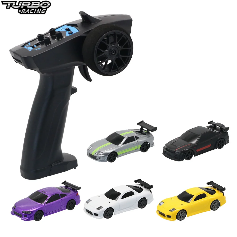 Turbo Racing 1:76 C71 C72 C73 C74 C75 C76 RTR Flaches Laufspielzeug auf der Straße RC-Auto Proportionales ferngesteuertes Spielzeug für Erwachsene Image