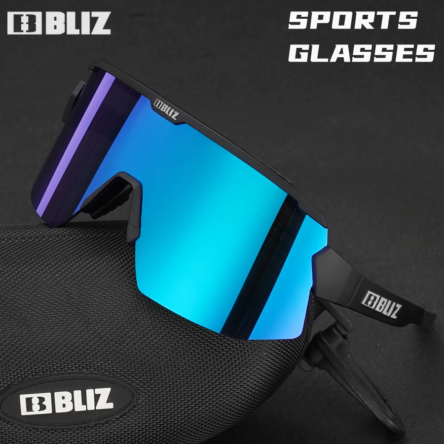 B BLIZ Breeze Radsport-Sonnenbrille UV400 Winddichte Mountainbike-Brille Unisex Radfahren Skifahren Wandern Brille 2-Linsen-Set Image
