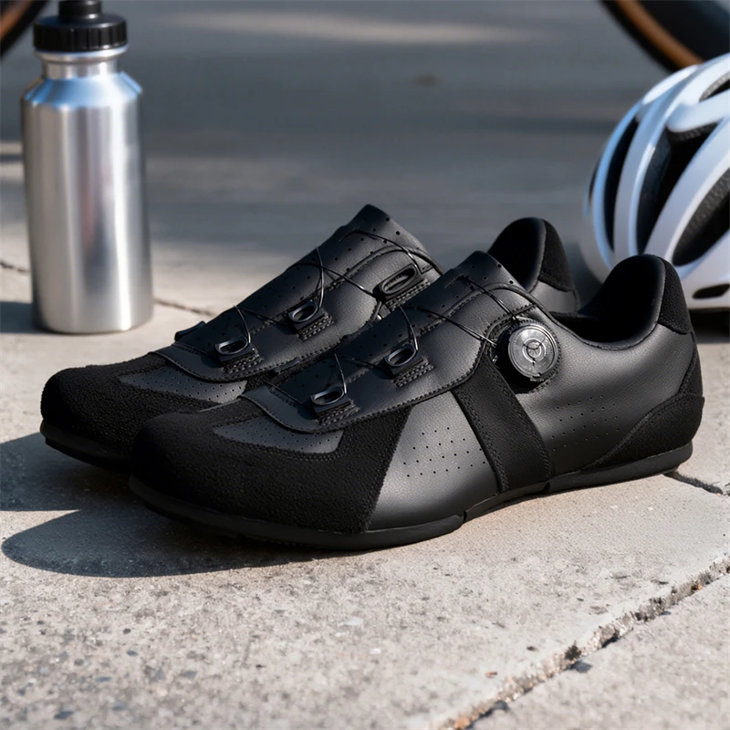 Damen-Mountainbike-Schuhe ohne Klicksystem, Rennrad-RB-Speed-Schuhe mit Gummisohle, Herren-Radschuhe mit Gummisohle Image