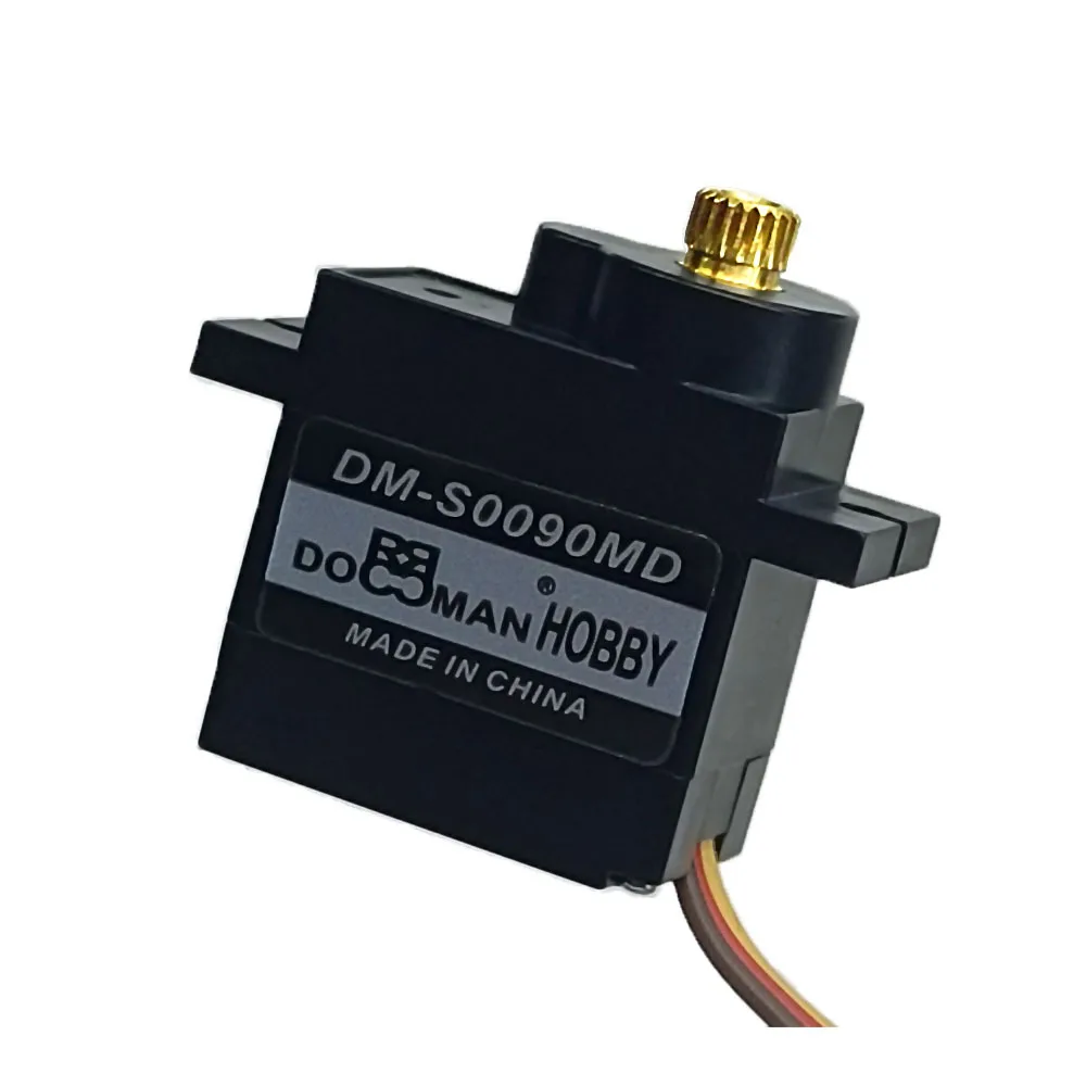 DM-S0090MD 9g Servos Motor Metallgetriebe 180/270/360 Grad Digitaler Servomotor Geeignet für Roboter Gimbals Zubehör Mini Servo Image