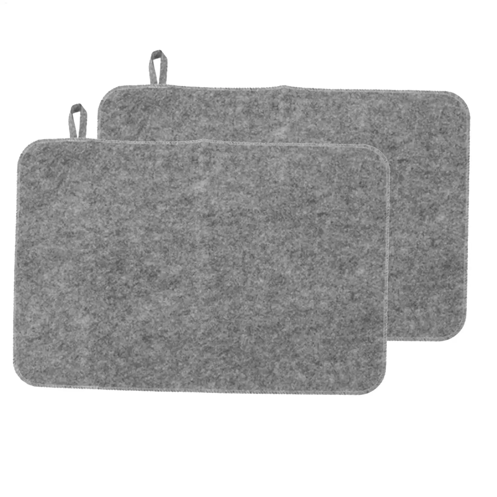 50 x 33 cm Saunamatte, 2 Stück, Sauna-Sitzbezug, Filzkissen, Dampfbad-Zubehör, wasserabsorbierende Wärmeisolationsmatte, Bankschutz