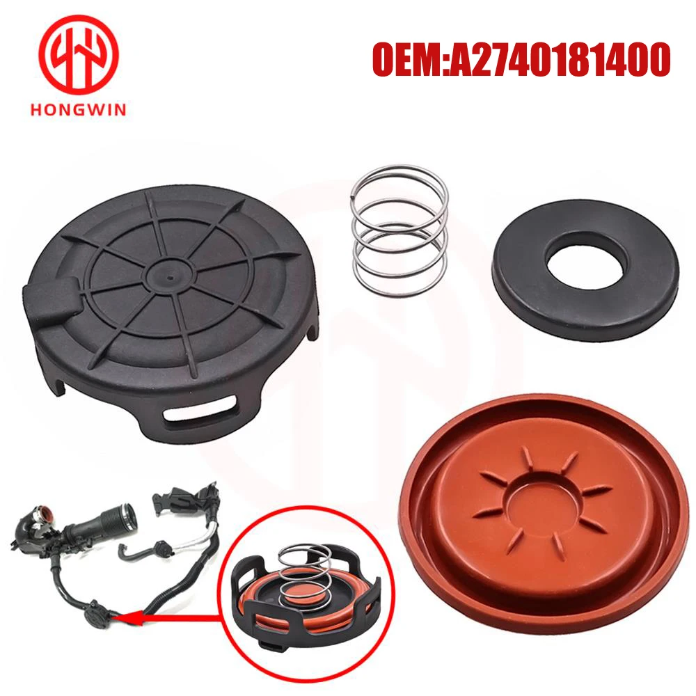 A 2740181400 A 2740900200 Motor PCV Ventildeckel Reparatursatz mit Membran für Mercedes Benz E-Klasse CLS GLK GLC M274 / M270 2.0L Image