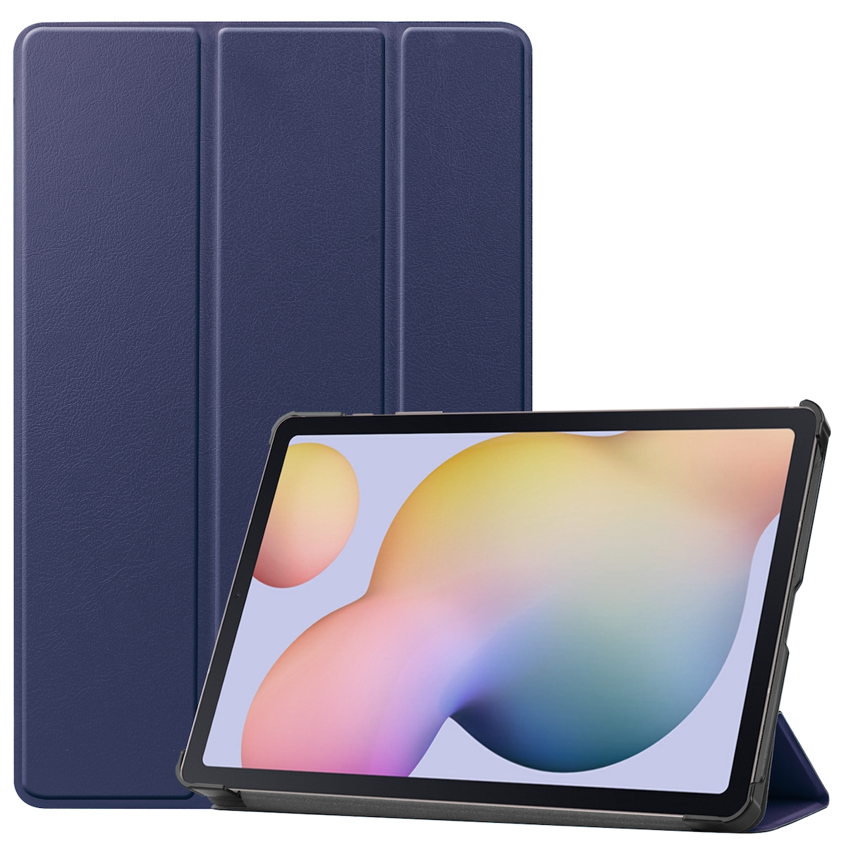 Lobwerk Schutzhülle für Samsung Galaxy Tab S7 SM-T870/T875/X700 Slim Case Etui mit Standfunktion und Auto Sleep/Wake Funktion Blau Image