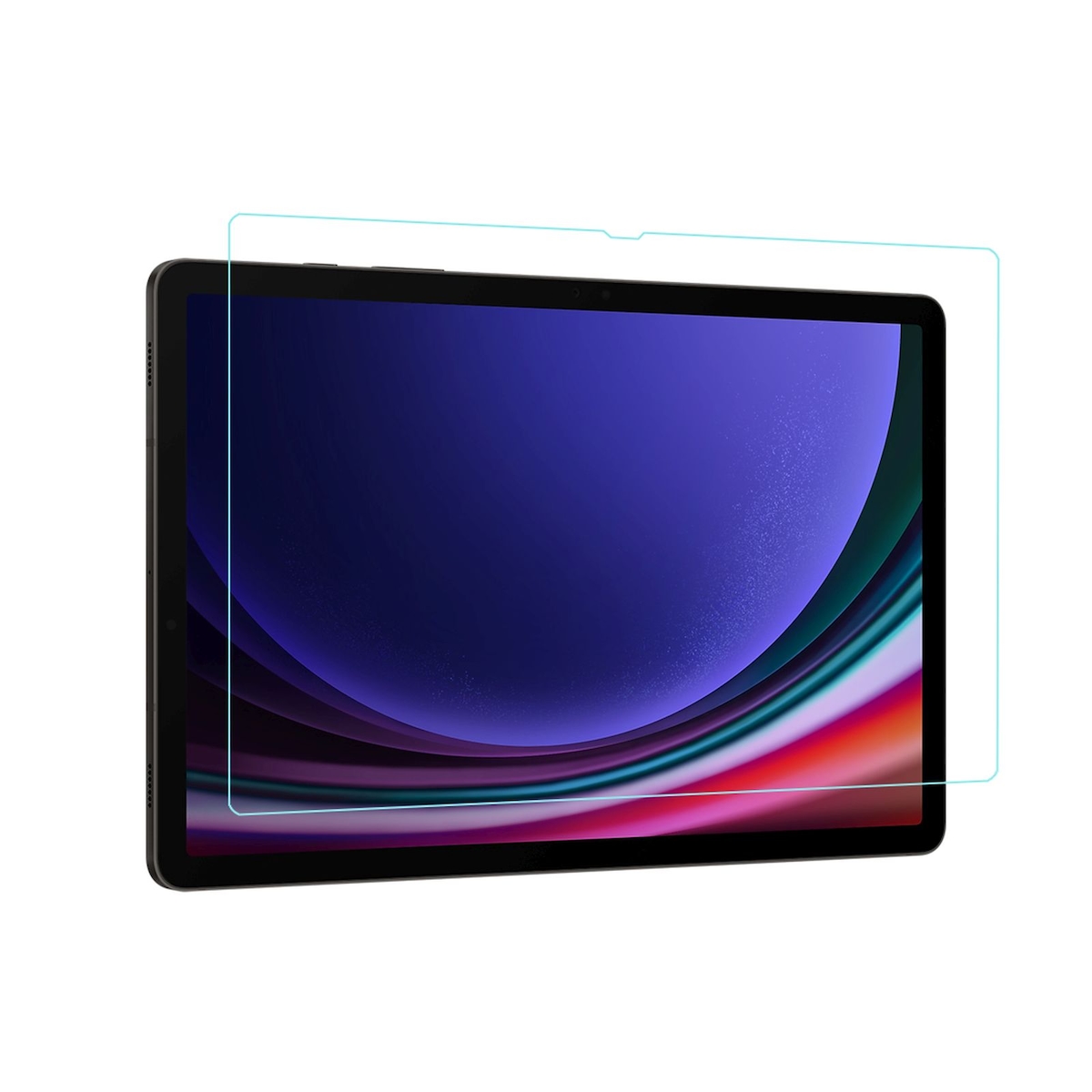 Lobwerk 2x Schutzglas Folie für Samsung Galaxy Tab S9 FE Plus+ X610/X616 2023 12.4 Zoll Tablet Display Schutz Displayglas Image