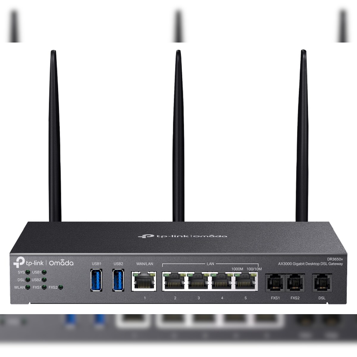Omada DR3220v-4G4G+ Cat6 Gigabit Rackmount DSL Gateway Image