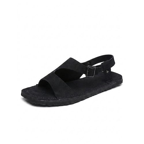 Beige Zehenring-Sandalen für Herren – leichte und bequeme Sommerschuhe für Outdoor-Aktivitäten, Urlaub, Freizeit und warmes Wetter. Image