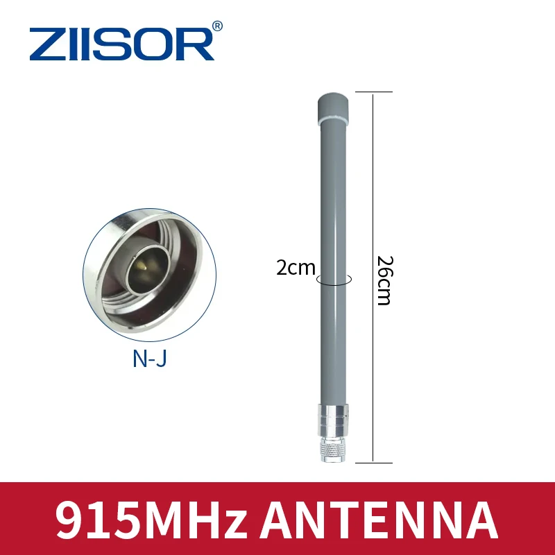 ZIISOR Meshtastic 915 MHz Antenne LoRa 3 dBi N Stecker 923 MHz LoRaWAN Antennen 915 MHz Hotspot Antenne Image
