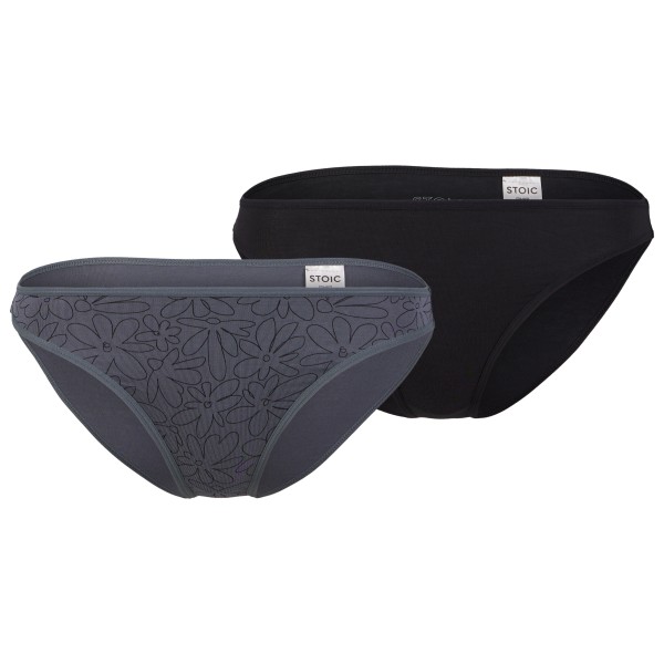 Stoic - Women's TrosaSt. Brief 2-Pack - Kunstfaserunterwäsche Gr XXL schwarz