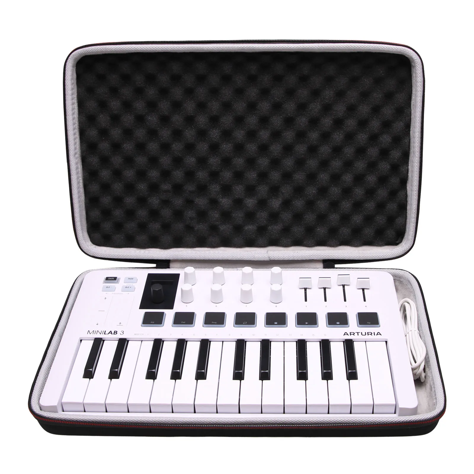 LTGEM Controller-Hülle für Arturia MiniLab 3, Mini-Hybrid-Tastatur-Controller, harte Aufbewahrung, Reise-Schutzhülle, Tragetasche Image