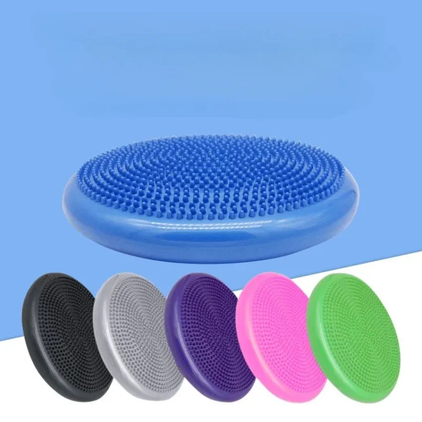 Tappetino Yoga Ispessito con Pompa, Tappetino Massaggiante Piatto per Allenamento Yoga, Attrezzatura Fitness per Casa e Palestra con Assorbimento degli Urti