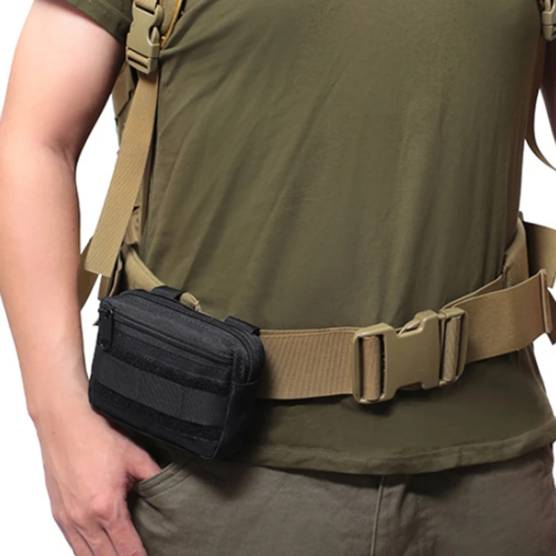 Borsa da Cintura Tattica Molle EDC, Tasca Medica di Pronto Soccorso, Kit di Sopravvivenza Outdoor, Borsa Sportiva da Caccia