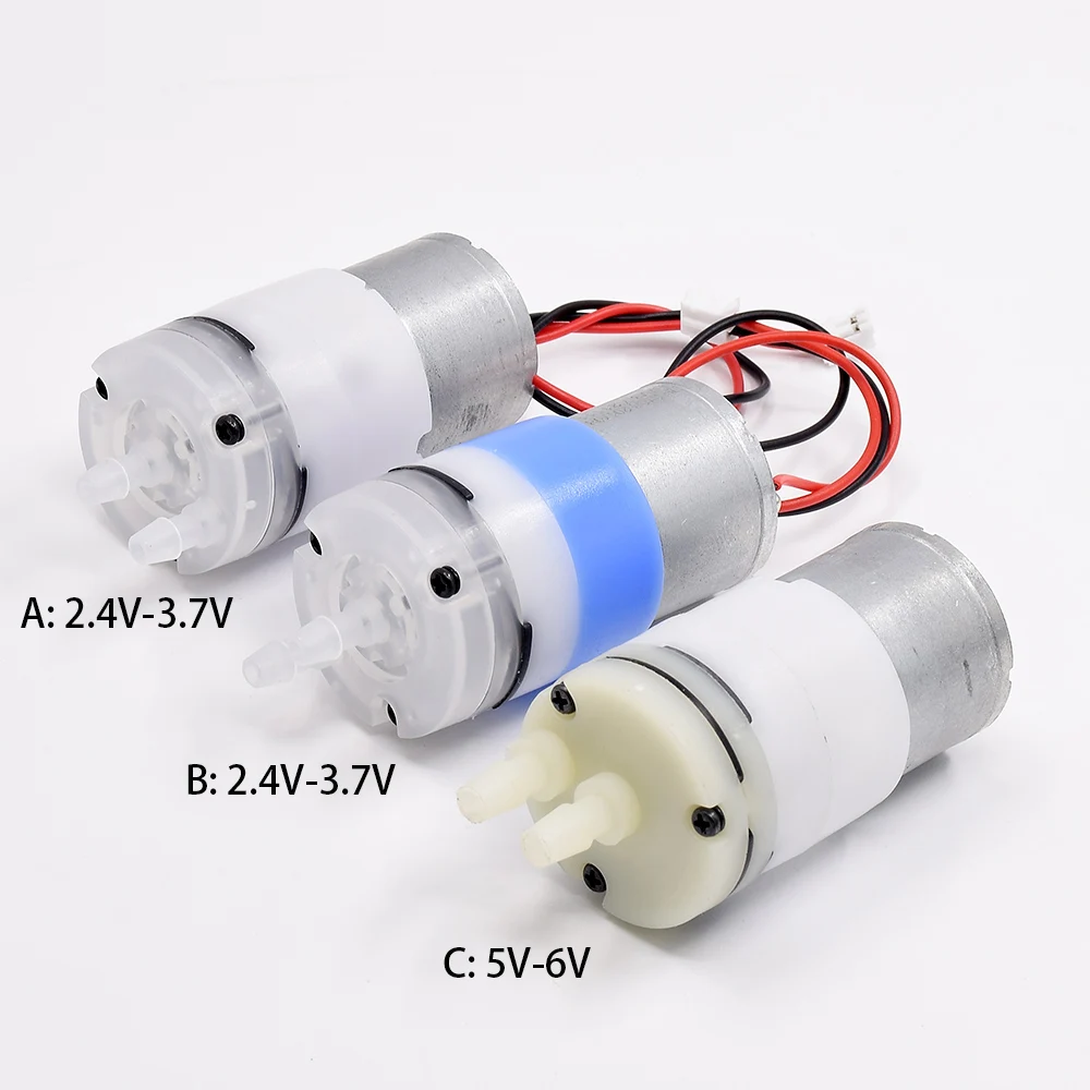 DC 3V 3.7V 5V 6V Mini 310 Pompa acqua a membrana del motore Piccola micro Pompa di aspirazione autoadescante Distributore di acqua per animali domestici Pompa umidificatore