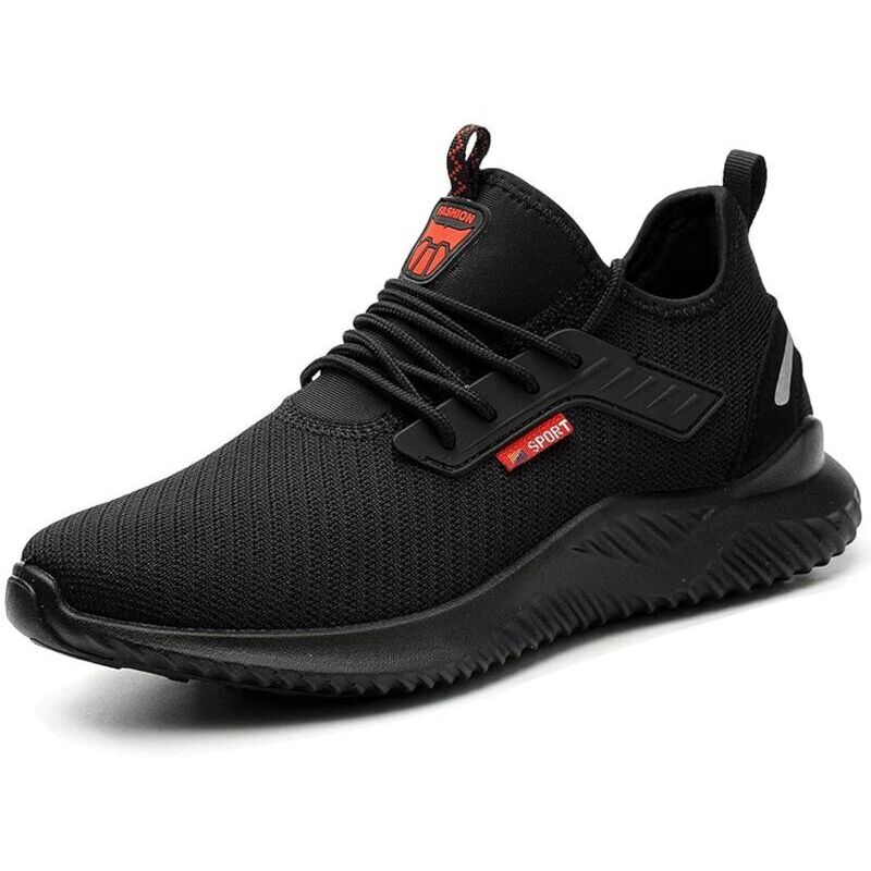 Scarpe Antinfortunistiche Per Uomo E Donna, Scarpe Da Ginnastica Antinfortunistiche Leggere, Scarpe Da Lavoro, Puntale In Acciaio, Scarpe Da Costruzione Antiscivolo, 42