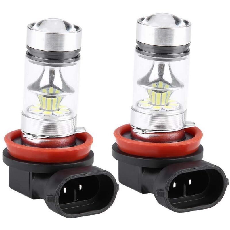 Per Lupas H11, Per Lampadine Fendinebbia A Led H11, 2 Pezzi H8 H9 H11 Lampadina Led 6000k, Super Bianco, Lampadine Per Fari A Led Ad Alta Potenza Da 100w, Kit Fendinebbia Per Auto E Conducenti