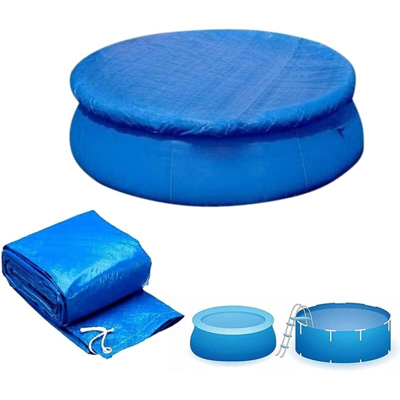 Copertura Per Piscina, Copertura Protettiva Per Piscina Rotonda, Copertura Per Piscina Rotonda, Protezione Antipolvere Per Piscine Fuori Terra (366 Cm/12 Piedi)