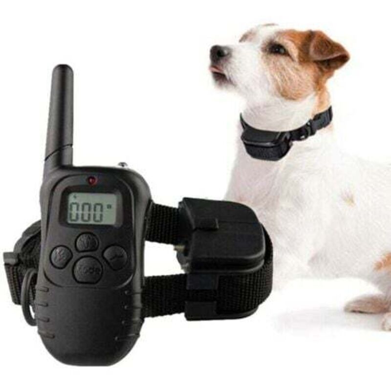 Dpzo - Collare Per Addestramento Cani - Collare Elettrico Per Cani, Con Segnale Acustico, Collare Per Addestramento Cani Con Vibrazione E Shock, Impermeabile E Ricaricabile, Collare Elettrico Per Cani Da 300