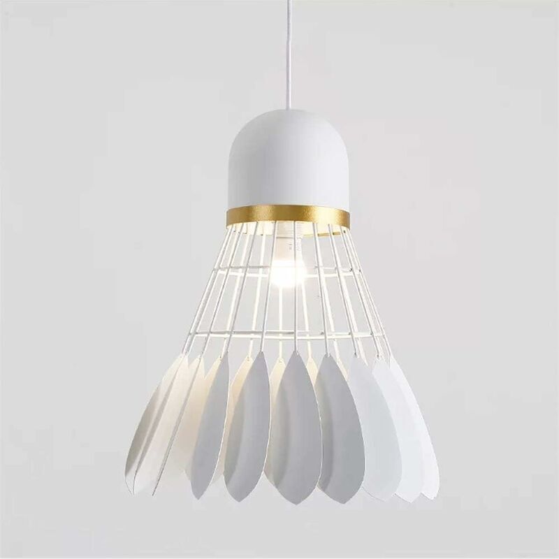 Lampada A Sospensione, E27 Lampada A Sospensione In Metallo Vintage Industriale Lampada A Sospensione Retrò Badminton Lampada A Sospensione Vintage Lampada A Sospensione Antica Lampada A Sospensione (