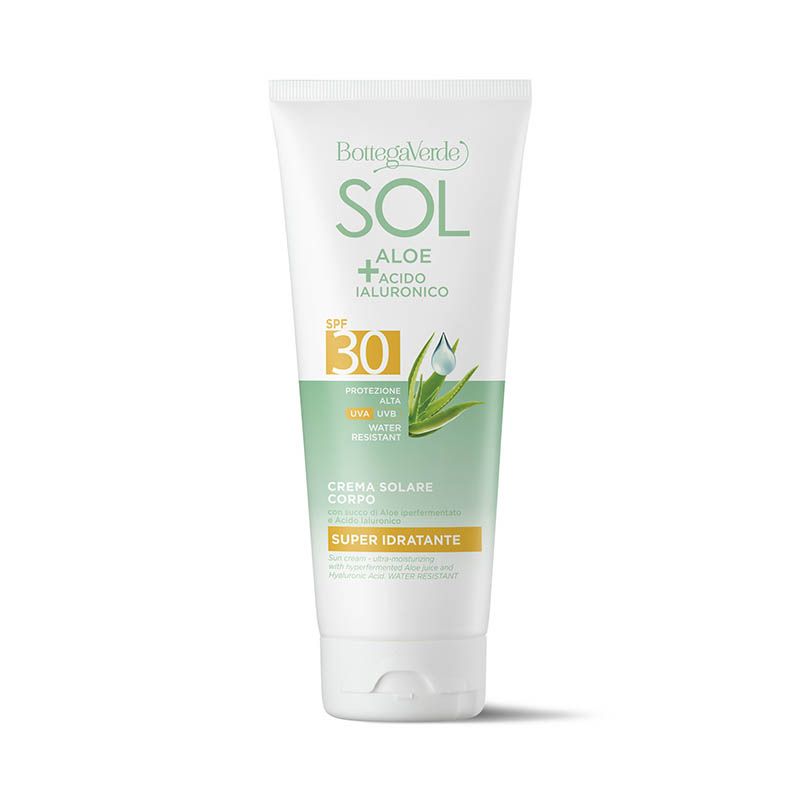 Bottega Verde SOL Aloe Acido Ialuronico - Crema solare protezione alta