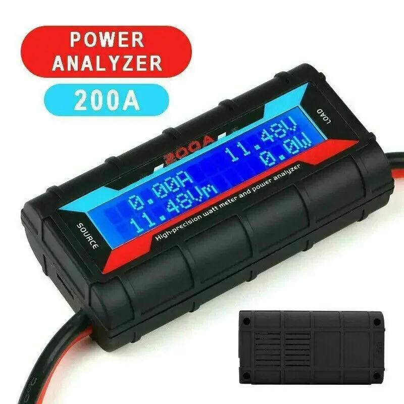 Verbessertes hochpräzises Wattmeter, LCD-Digital-Amperemeter für die Solarstromanalyse der RC-Batterie mit Spannungsstrom-Tester Image