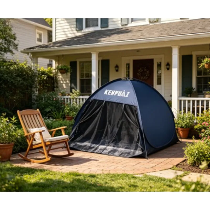 Kompaktes Tragbares Kopfzelt Sonnenschutz für das Gesicht Faltbarer Strand- und Garten-Sonnenschutz für Outdoor-Aktivitäten Image