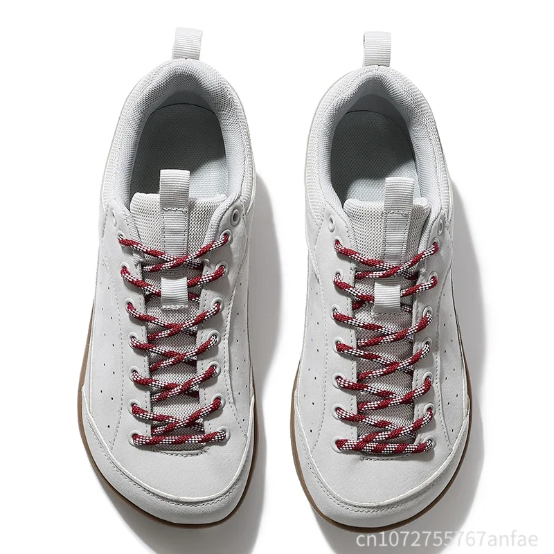 Herren Damen Breitspitzige Wanderschuhe Bequeme Atmungsaktive Freizeitschuhe Herren Barfußschuhe Outdoor Rutschfeste Sportschuhe Große Größen bis 48