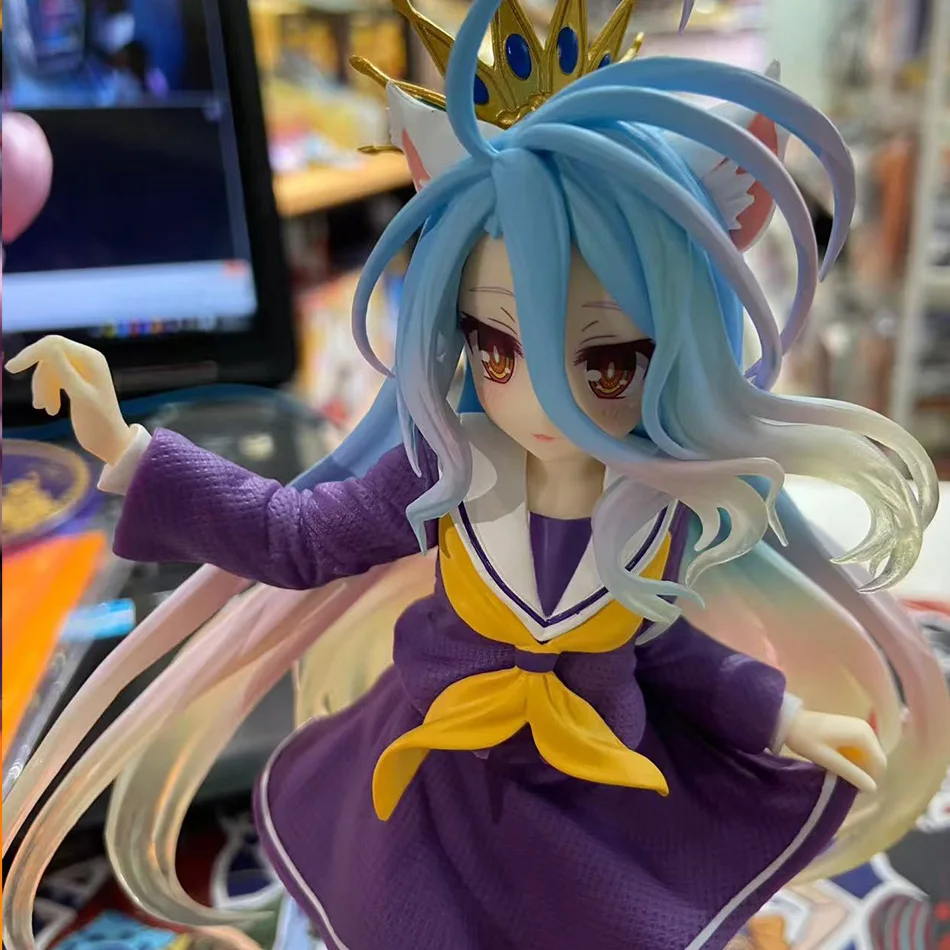 19CM Anime NGNL No Game No Life Weiße Figur Anime PVC Actionfiguren Modell Sammlerstück Ornament Anime Modell Spielzeug Geschenk Image