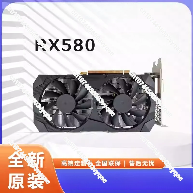 Für OEM RX 580 16GB 2048SP Hochleistungs-RX 580 16GB VRAM Grafikkarte, 2048SP Core, 3 Display-Ausgänge für Gaming-PC Image