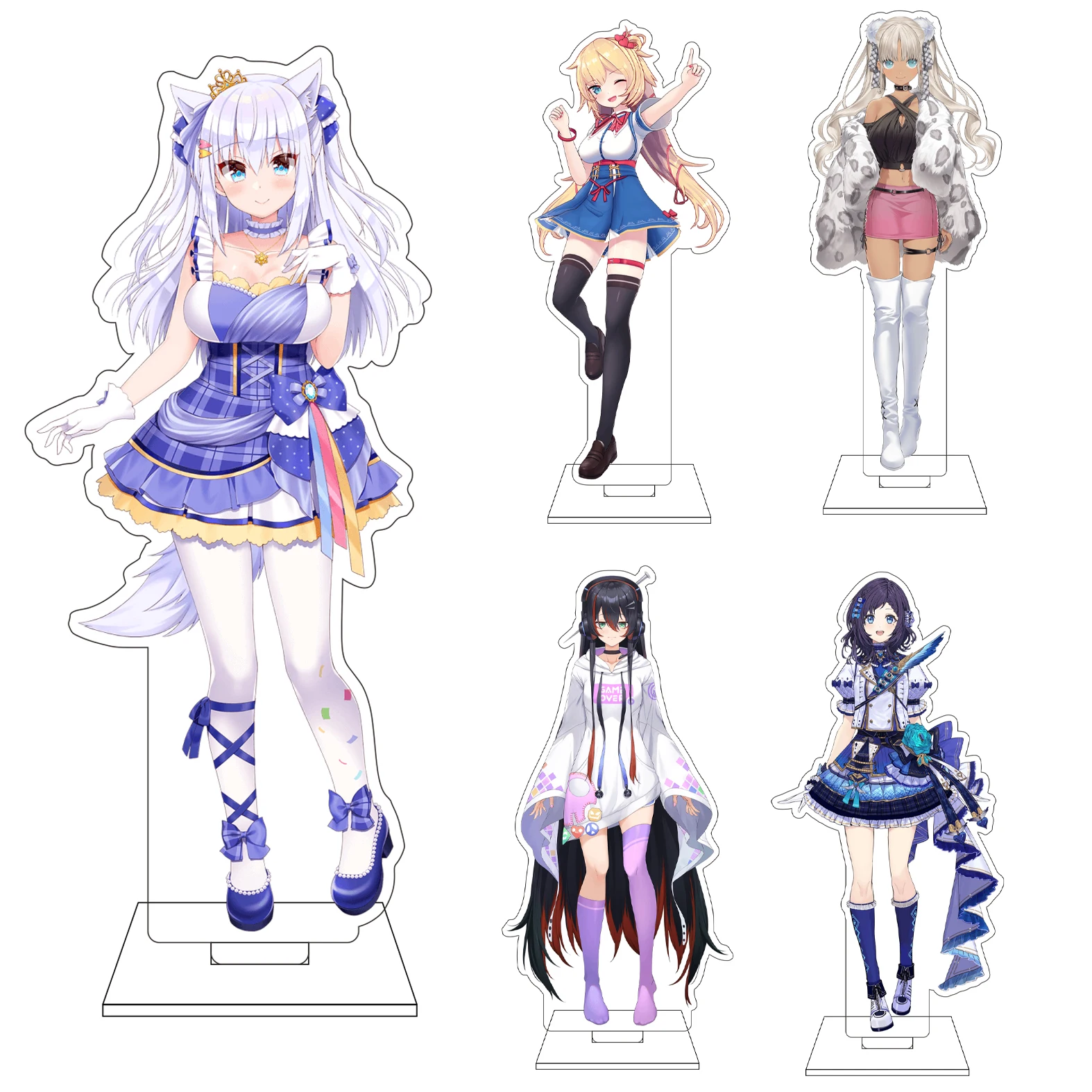 16CM Anime VTuber Cosplay Acryl-Figur Ständerfigur Bella Mia Runis ‌ Ornamente Geschenke Image