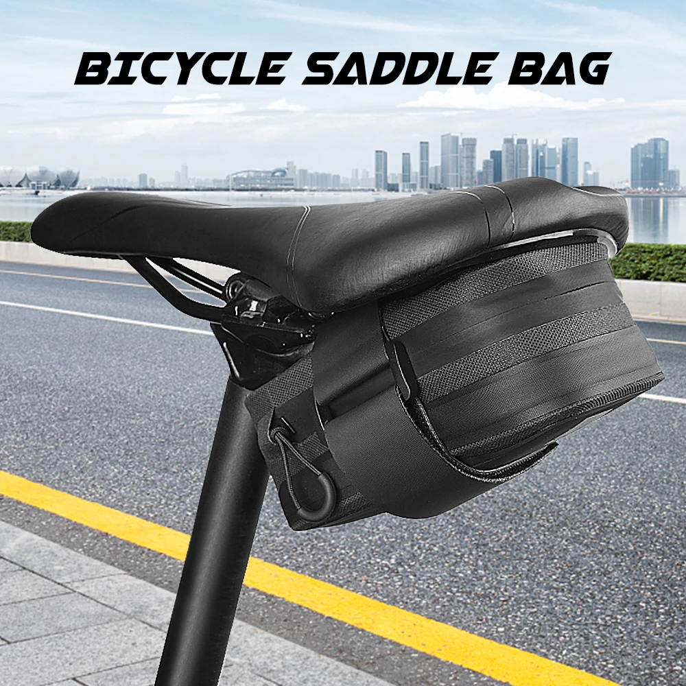 Fahrrads attel tasche Fahrrads itz tasche reflektierende Fahrrad rücksitz tasche große Kapazität Heck tasche MTB Rennrad tasche Fahrrad Image