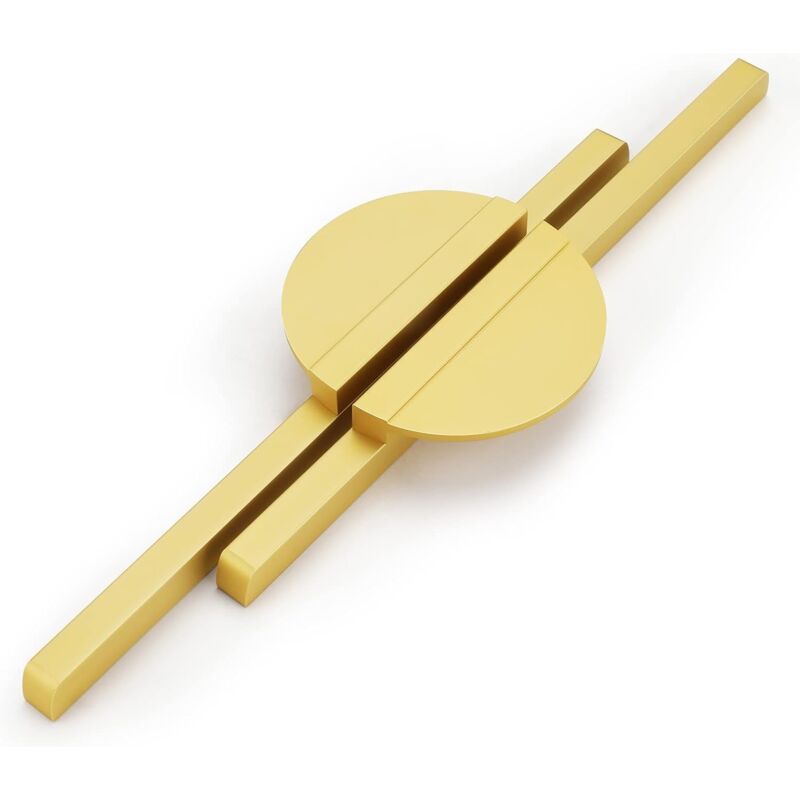 Set Di 2 Maniglie Per Mobili Da Cucina, Interasse 160 Mm, Maniglia Dorata Per Mobile, Maniglia Semicircolare Per Mobile Da Cucina, Maniglia Dorata Per Porta, Maniglia Per Cassetto