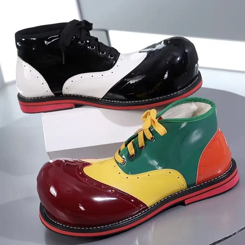 30 cm lustige Clown-Schuhe für Erwachsene, freie Größe, große Stiefel, Club, Zirkus, Zauberer, Kostümzubehör, Anime, Cosplay, Bühnenauftritt