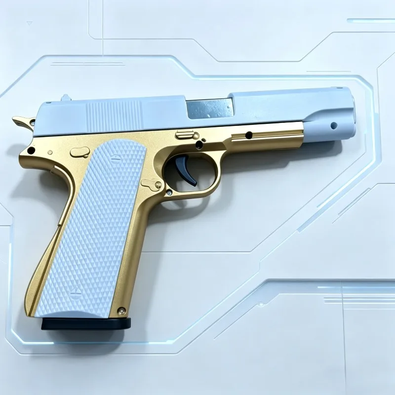 Goldweißer Soft-Bullet-Spielzeugblaster mit ergonomischem Griff für Kinder Image