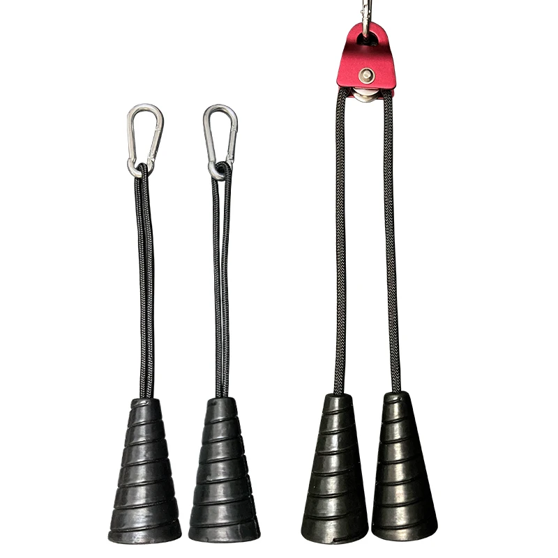 1 Paar Bizeps Trizeps Kordel zug Single Grip Seil Pull Down Kabel aufsatz Muskel Fitness Training Bodybuilding Fitness geräte