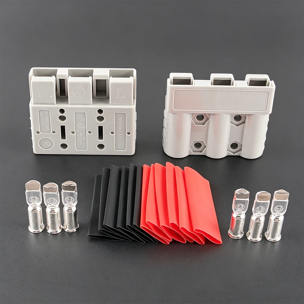 SH-3 50A 3-poliger Schnellanschluss- und -trennbarer Batteriestecker, 3-polig, 50 Ampere, Hochstrom-Batterieladeanschluss Image