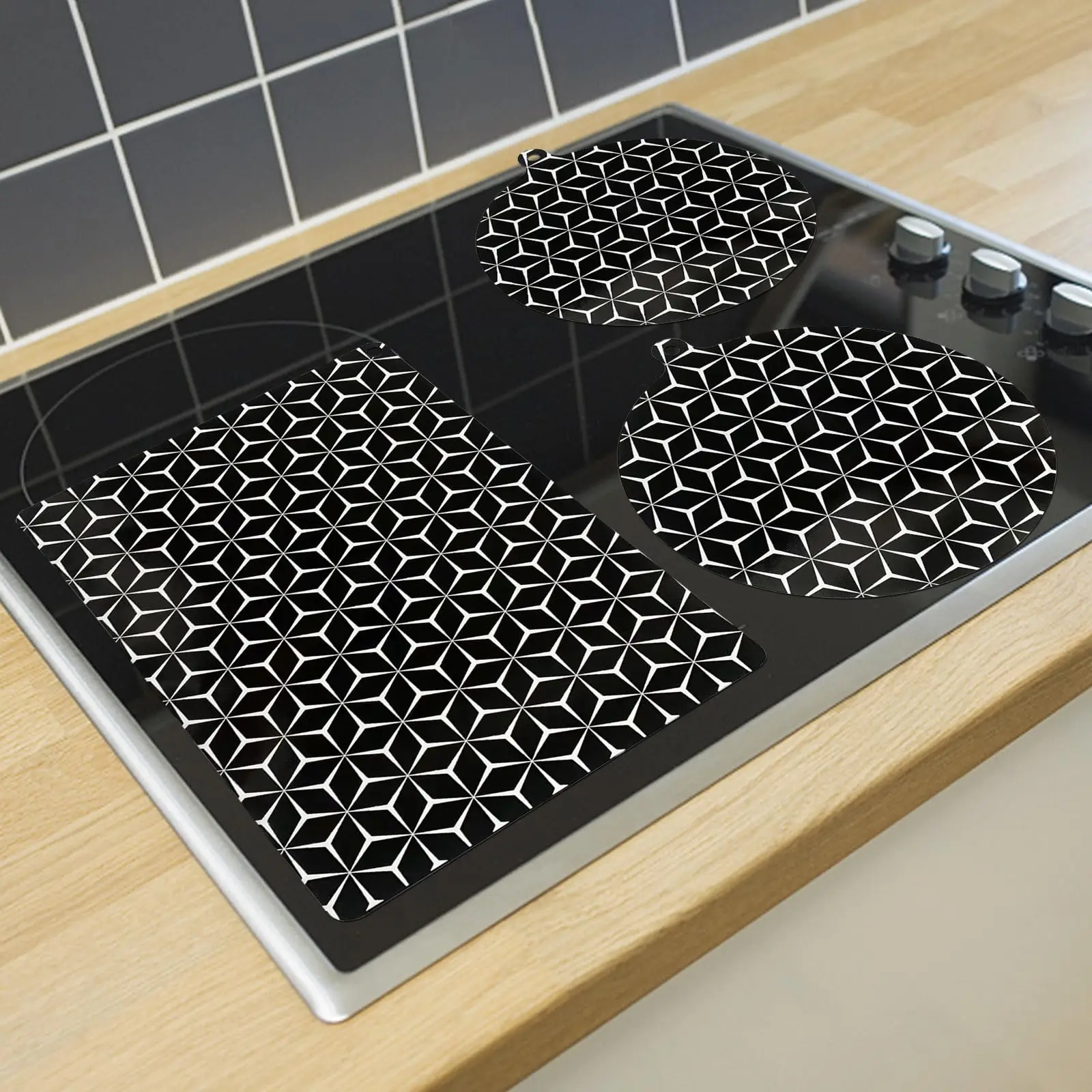 Induktion Kochfeld Schutz Matte Silikon Induktion Kochfeld Abdeckung Matte Wiederverwendbare Kochfeld Kratzschutz für Induktion Herd Image
